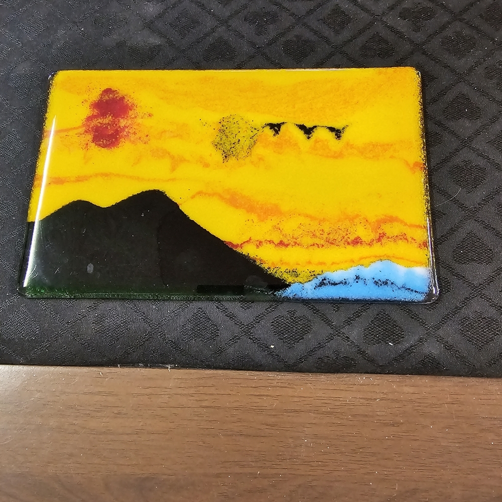 Handcrafted Glass Trivet